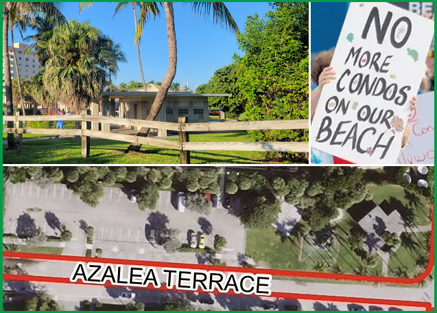 NO private condo tower on Hollywood public beach